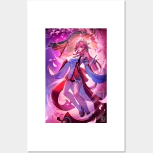 Yae Miko Posters and Art